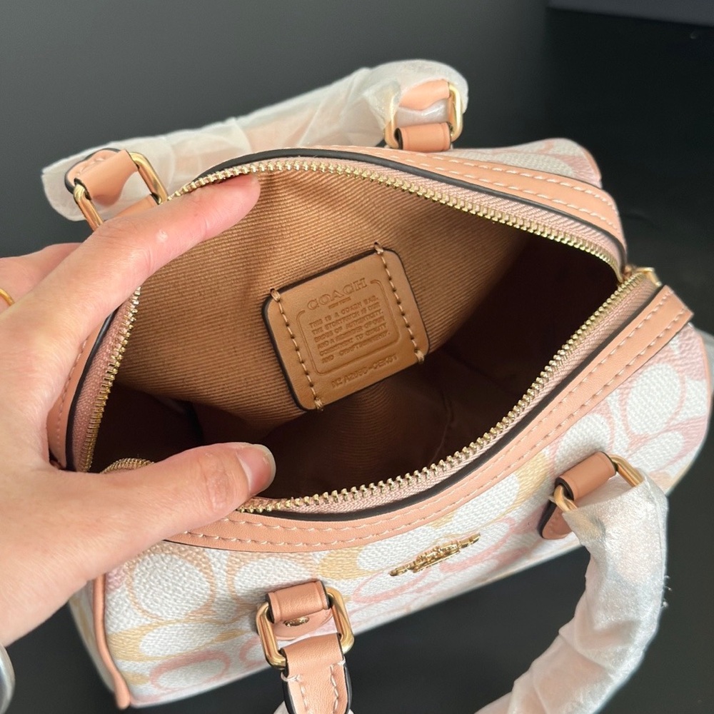 Coach Sherbet Gradient Monogram Mini Satchel - Picture 3 of 9